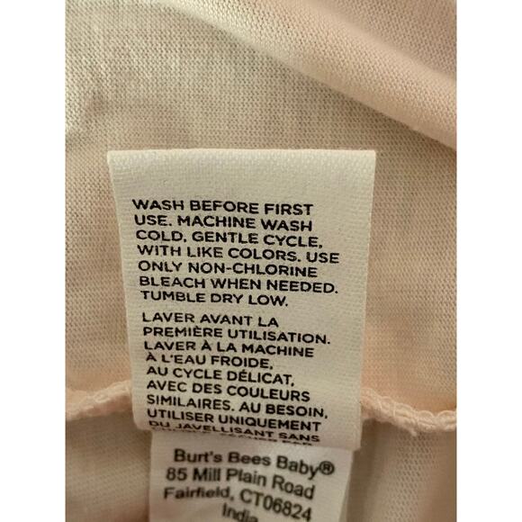 NWT Burt's Bees Cotton Terry Organic Grapefruit Tank Top Short Set Baby Girl 12M - Picture 12 of 12